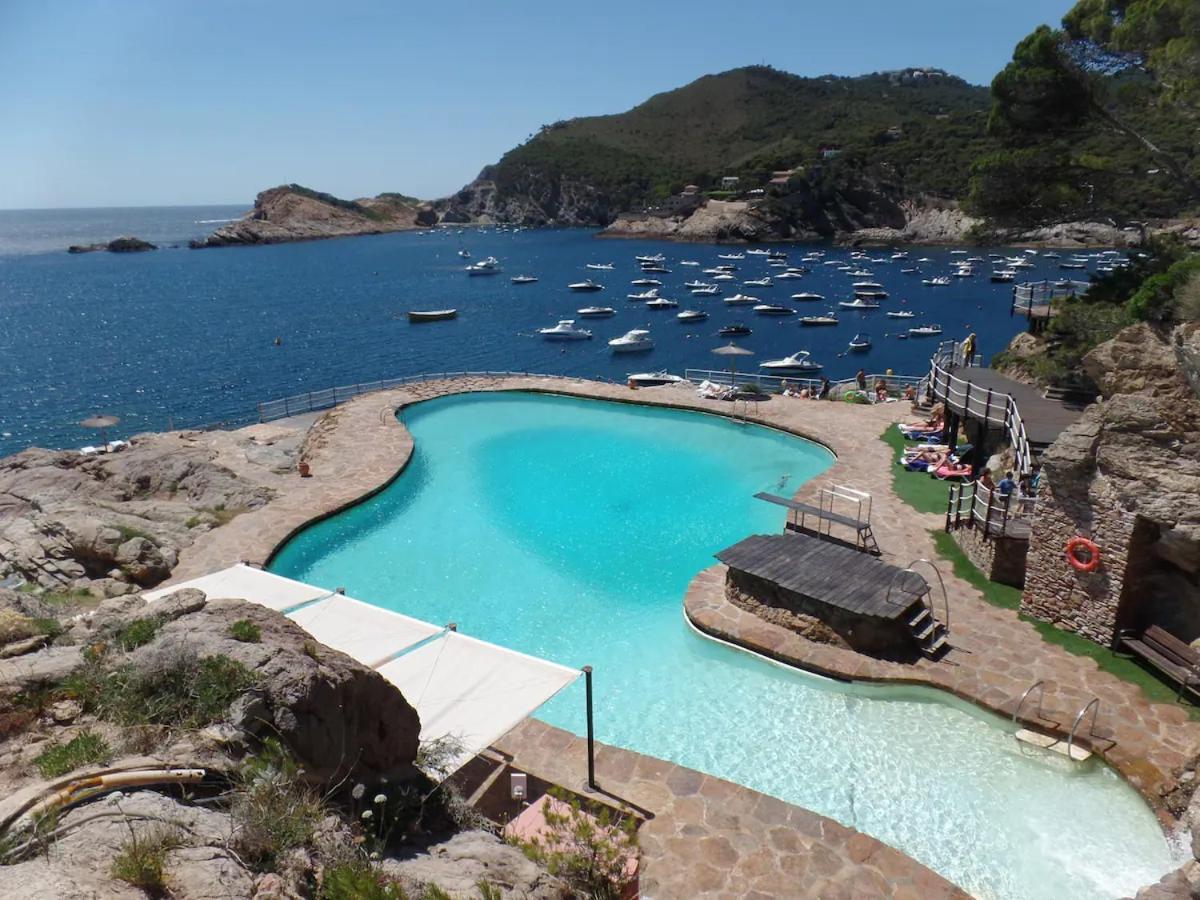 Cap Sa Sal Begur Primera Linea De Mar Con Terraza Eksteriør billede